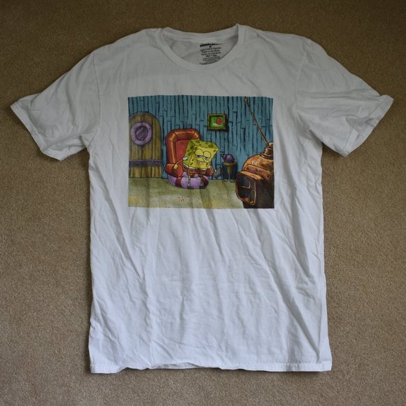 SpongeBob SquarePants Chair T-Shirt (Unisex) MEDIUM - Picture 5 of 8